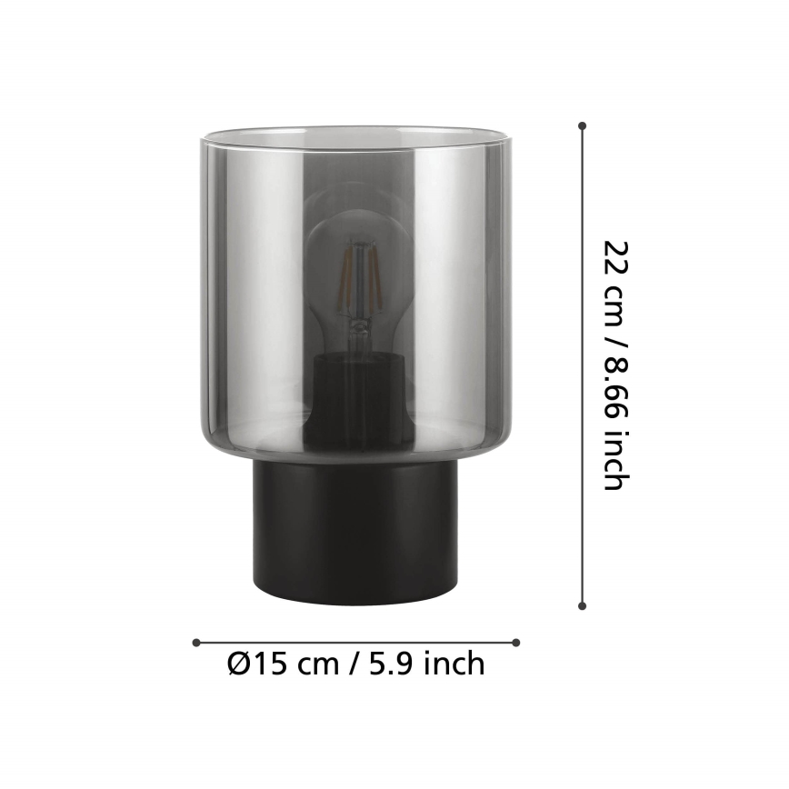 Eglo - Lampa stołowa 1xE27/60W/230V