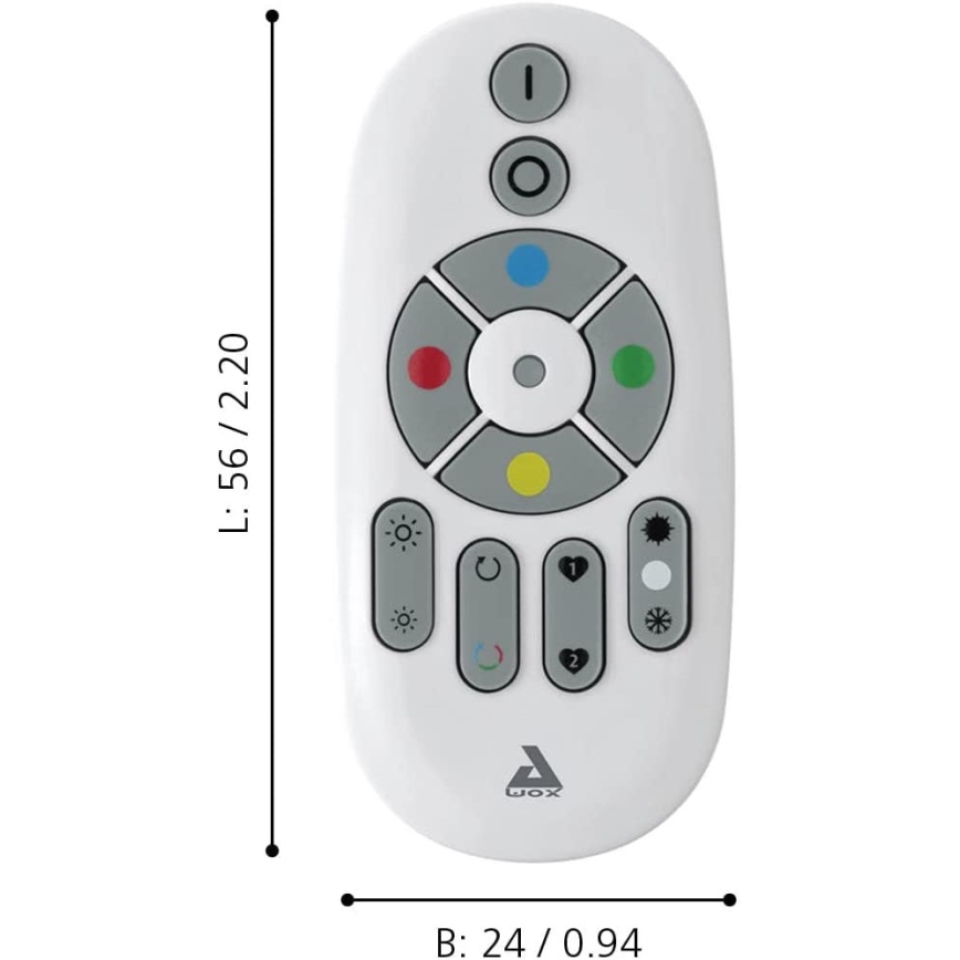 Eglo - Zdalne sterowanie CONNECT-Z 2xAAA Bluetooth ZigBee