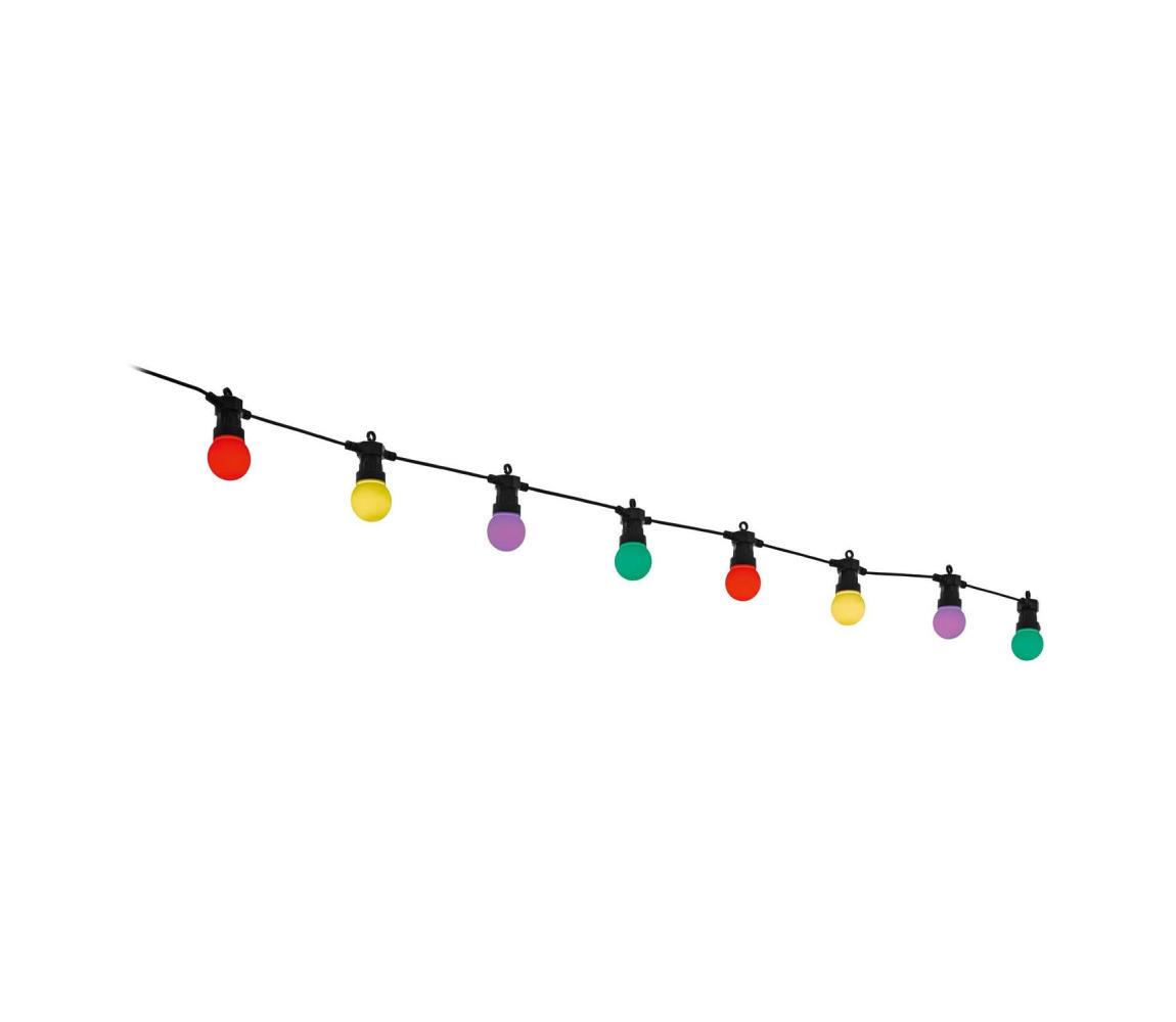 Eglo 34012 - LED RGB Łańuch zewnetrzy CAMPANAS 20xLED/5,8 m IP44