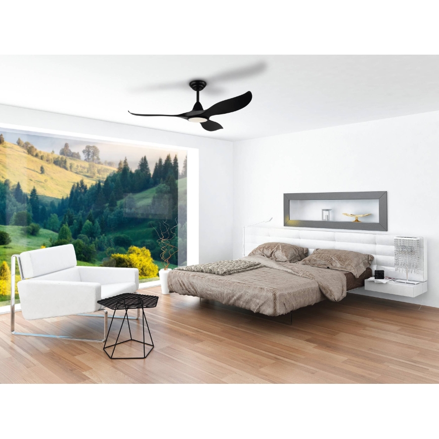 Eglo - Wentylator sufitowy LED LED/15W/230V + pilot zdalnego sterowania