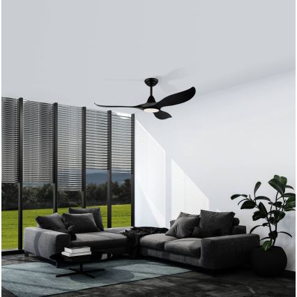 Eglo - Wentylator sufitowy LED LED/15W/230V + pilot zdalnego sterowania