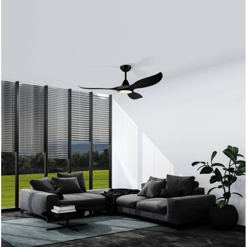 Eglo - Wentylator sufitowy LED LED/15W/230V + pilot zdalnego sterowania