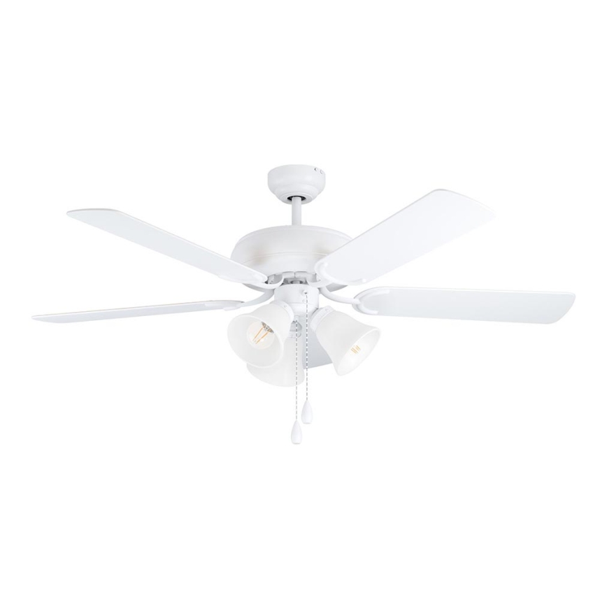 Eglo 35076 - Wentylator sufitowy LAS PALMAS 3xE27/40W/230V biały