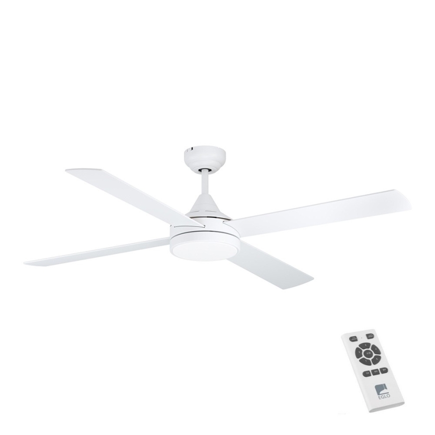 Eglo - Wentylator sufitowy LED LED/20W/230V 3000/4000/5000K + pilot zdalnego sterowania białe