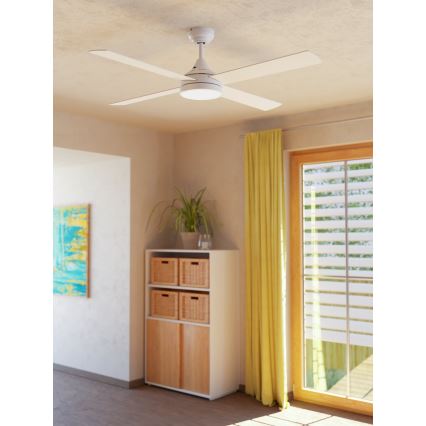Eglo - Wentylator sufitowy LED LED/20W/230V 3000/4000/5000K + pilot zdalnego sterowania białe