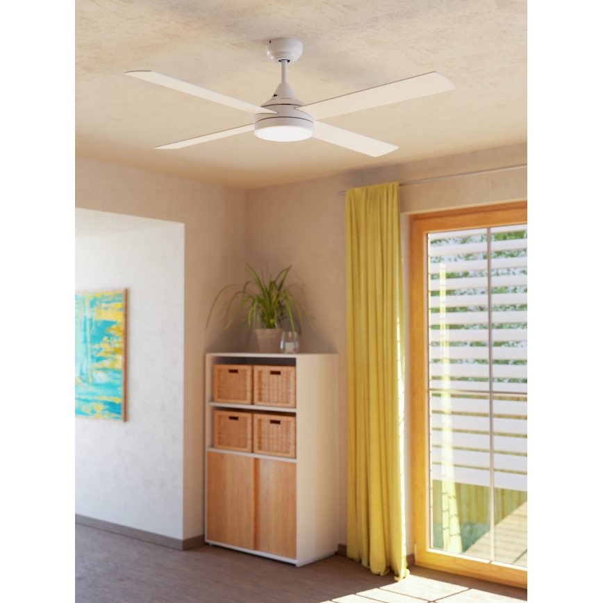 Eglo - Wentylator sufitowy LED LED/20W/230V 3000/4000/5000K + pilot zdalnego sterowania białe