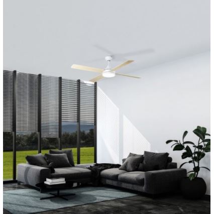 Eglo - Wentylator sufitowy LED LED/20W/230V 3000/4000/5000K + pilot zdalnego sterowania białe