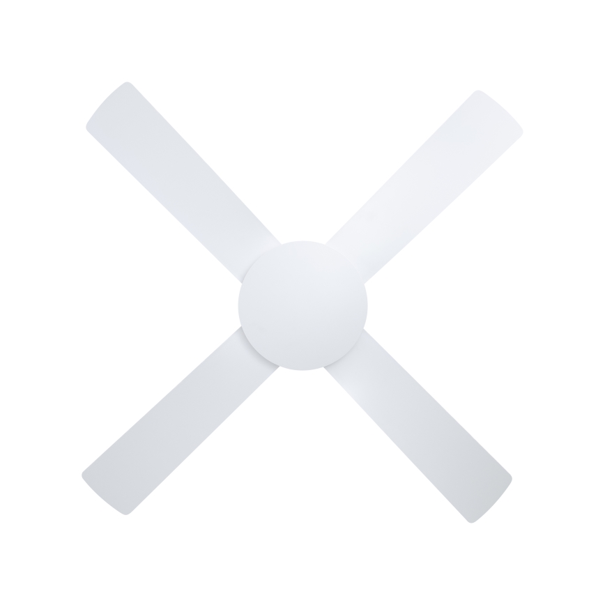 Eglo - Wentylator sufitowy 52W/230V + pilot biały