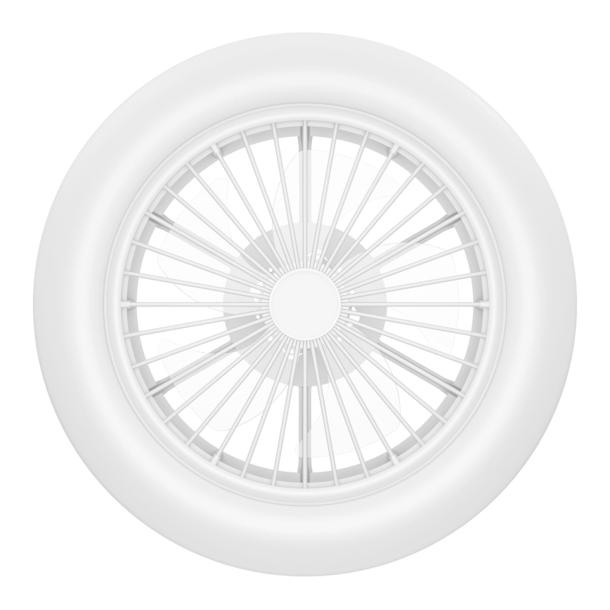 Eglo - LED Ściemnialny wentylator sufitowy LED/25,5W/230V białe 2700-6500K + Pilot zdalnego sterowania