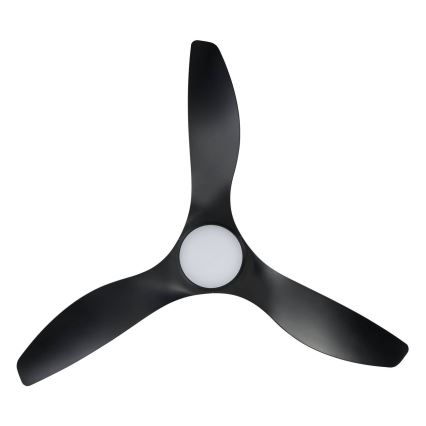 Eglo - Wentylator sufitowy LED/19W/230V śr. 132 cm czarny + pilot zdalnego sterowania