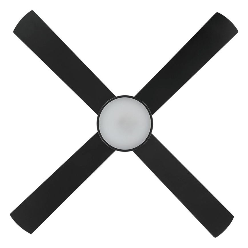 Eglo - Wentylator sufitowy LED/19W/230V 3000/4000/5000K, śr. 122 cm, czarny + pilot zdalnego sterowania