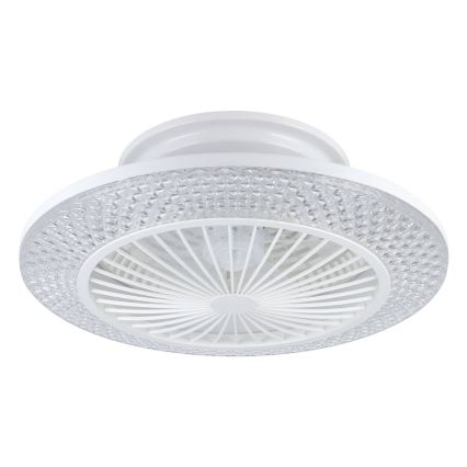 Eglo - Ściemnialny sufitowy wentylator LED 3xLED/12,6W/230V 2700-6500K Ø 55 cm biały + pilot zdalnego sterowania