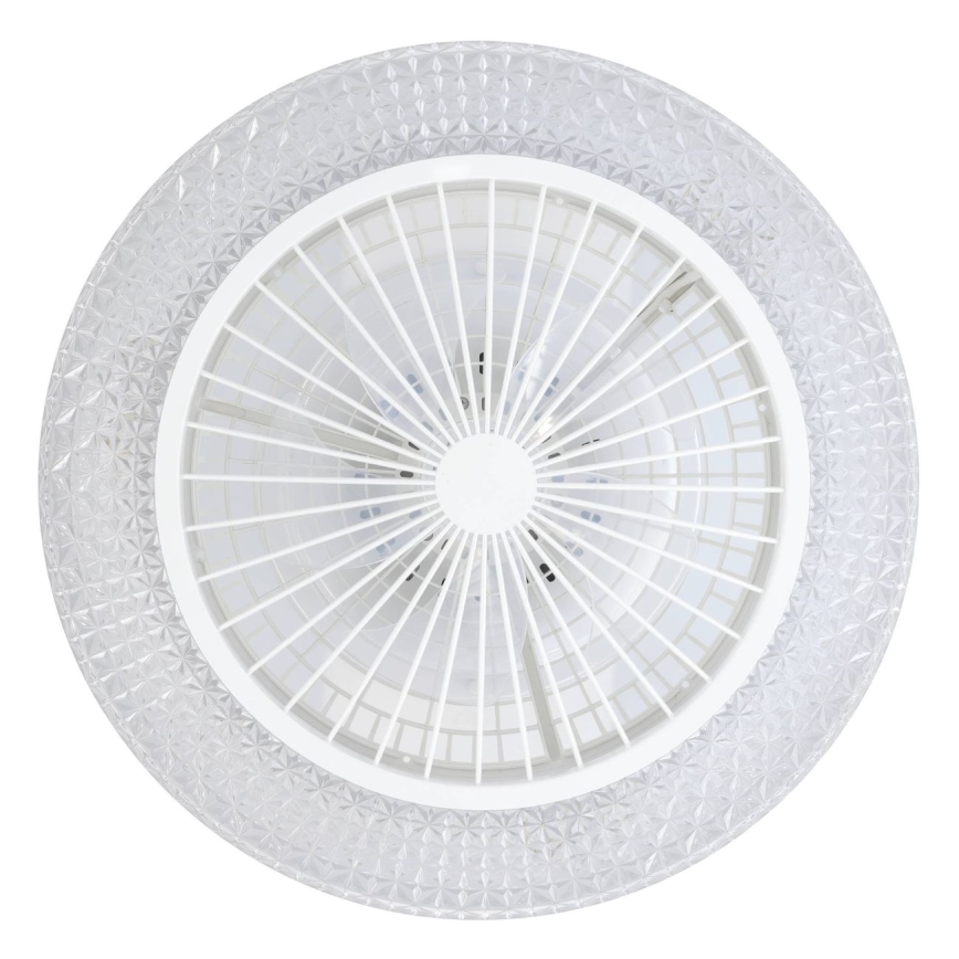 Eglo - Ściemnialny sufitowy wentylator LED 3xLED/12,6W/230V 2700-6500K Ø 55 cm biały + pilot zdalnego sterowania