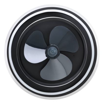 Eglo - ściemnialny wentylator sufitowy LED 4xLED/9W/230V 2700–6500K Ø 50 cm czarny + pilot zdalnego sterowania