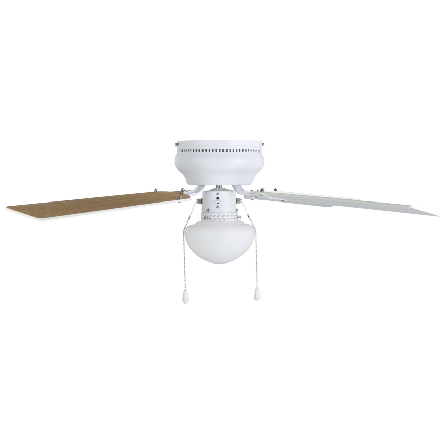 Eglo - Wentylator sufitowy 1xE27/60W/230V białe
