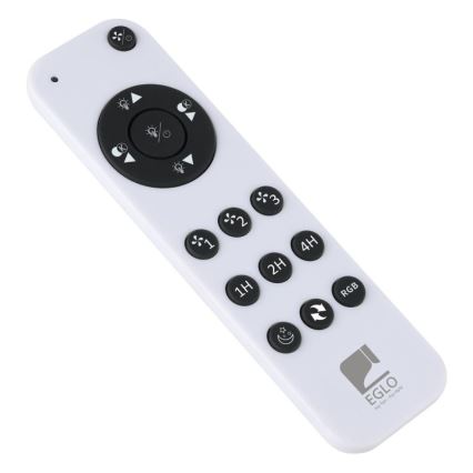 Eglo - LED RGBW ściemnialny wentylator sufitowy LED/36W/230V 3000-6500K czarny + pilot zdalnego sterowania