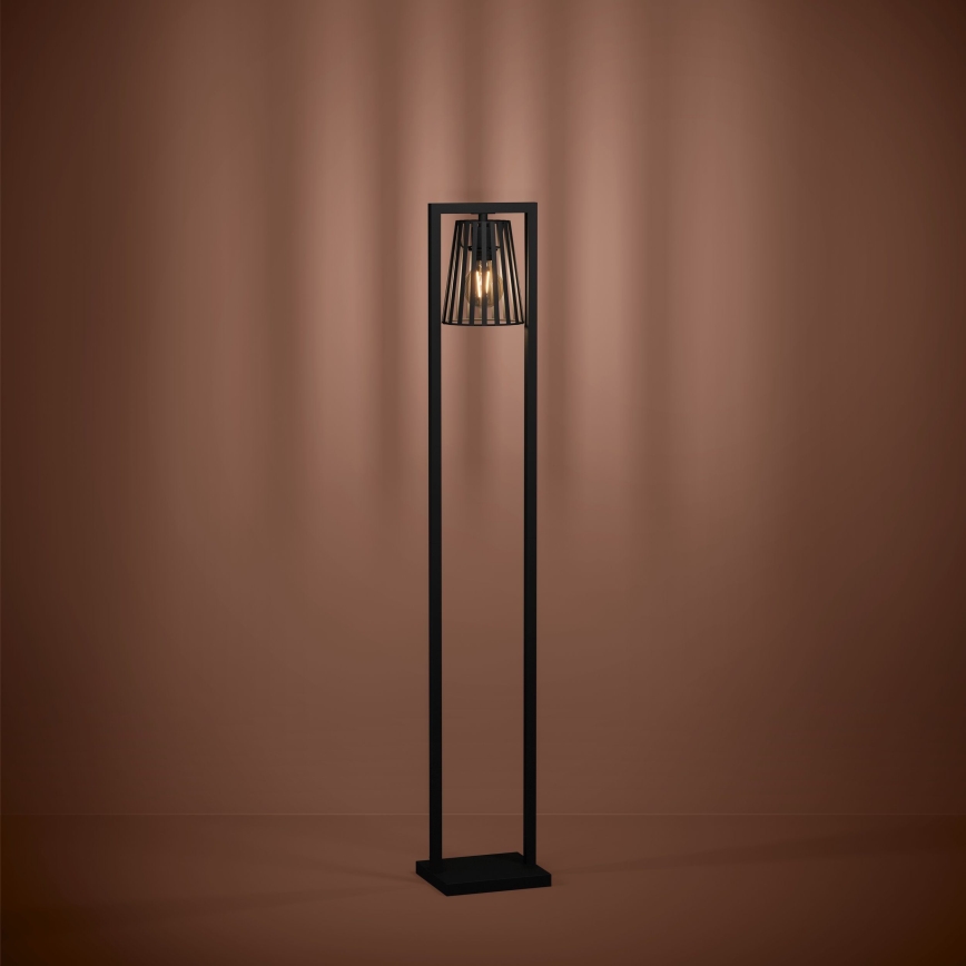 Eglo - Lampa podłogowa 1xE27/40W/230V czarny