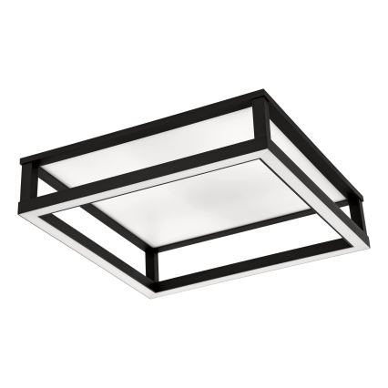 Eglo - LED Plafon ściemnialny LED/29,4W/230V 2700-6500K czarny + zdalne sterowanie
