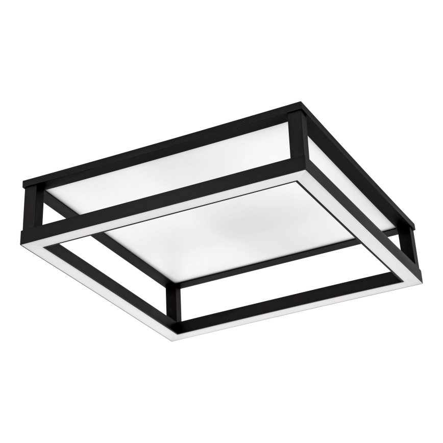 Eglo - LED Plafon ściemnialny LED/29,4W/230V 2700-6500K czarny + zdalne sterowanie