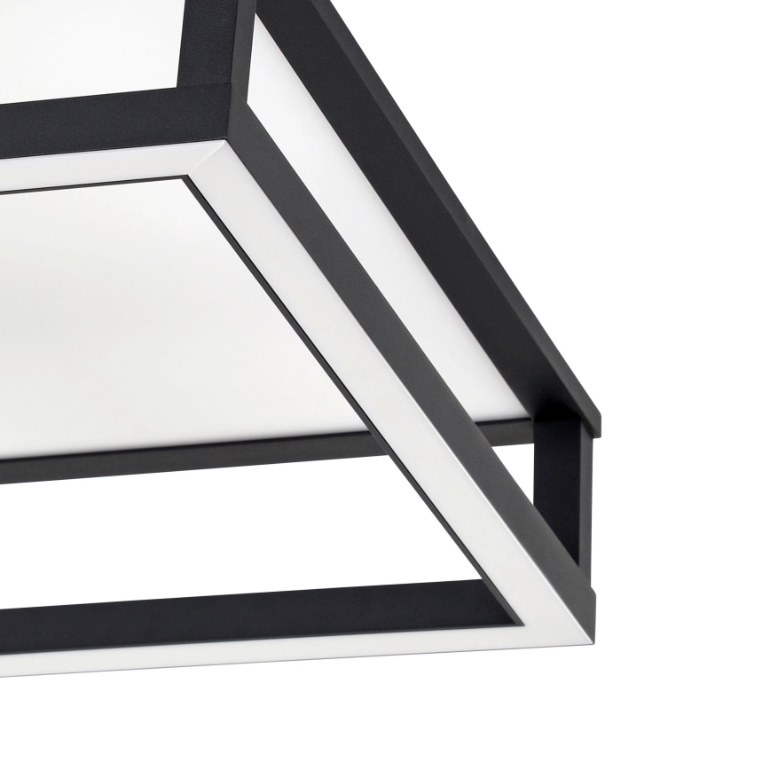 Eglo - LED Plafon ściemnialny LED/29,4W/230V 2700-6500K czarny + zdalne sterowanie