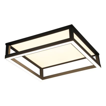 Eglo - LED Plafon ściemnialny LED/29,4W/230V 2700-6500K czarny + zdalne sterowanie