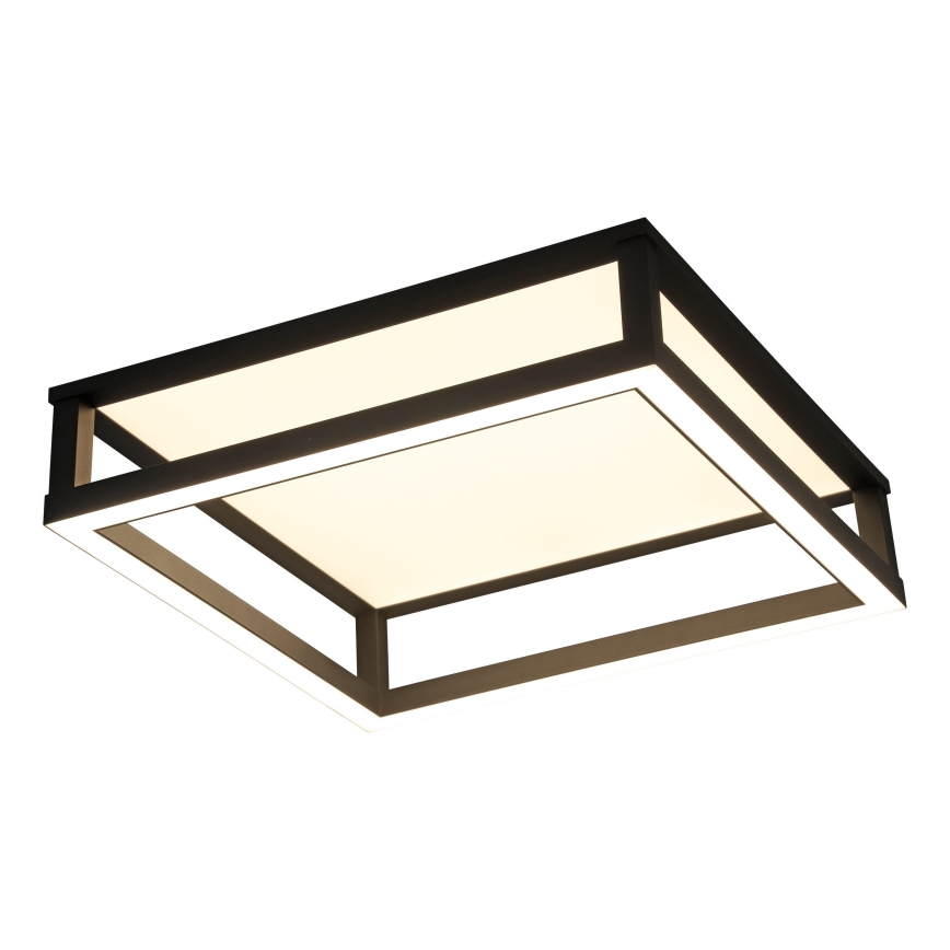 Eglo - LED Plafon ściemnialny LED/29,4W/230V 2700-6500K czarny + zdalne sterowanie
