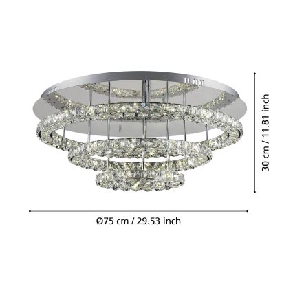 Eglo - LED Plafon LED/61W/230V