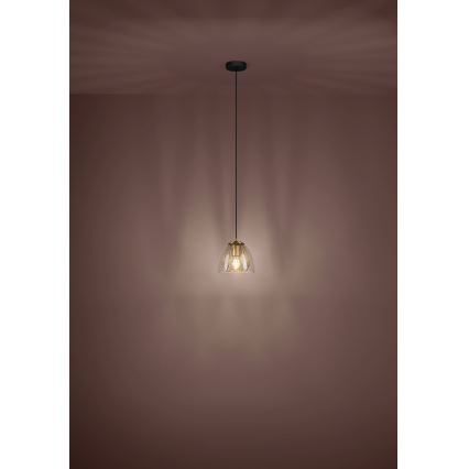 Eglo - Żyrandol na lince 1xE27/40W/230V złoty
