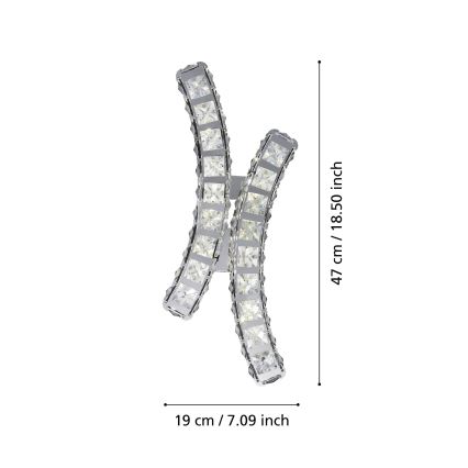 Eglo - LED Kinkiet LED/12W/230V