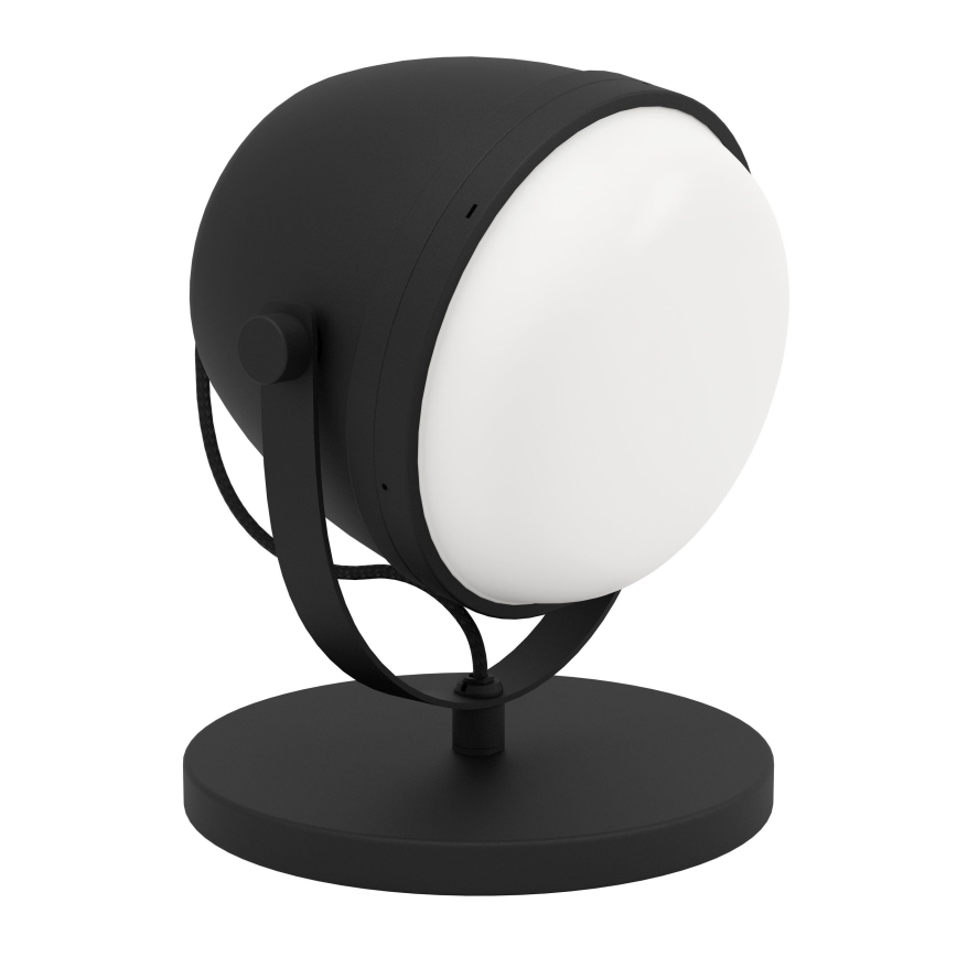 Eglo - Lampa stołowa 1xE27/28W/230V czarny