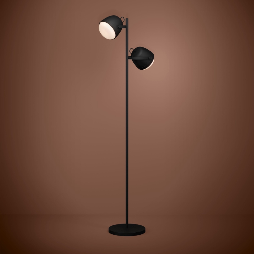 Eglo - Lampa podłogowa 2xE27/28W/230V czarny