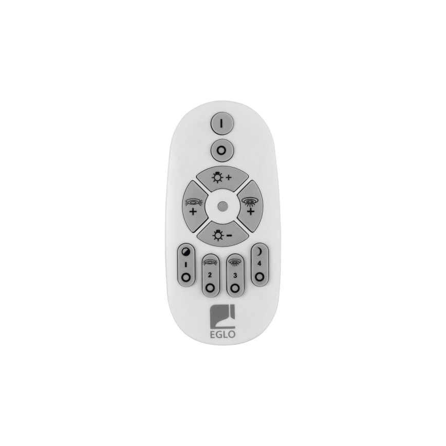 Eglo - LED Żyrandol ściemnialny na lince 3xLED/8W/230V + 3xLED/8,5W 3000K czarny + zdalne sterowanie