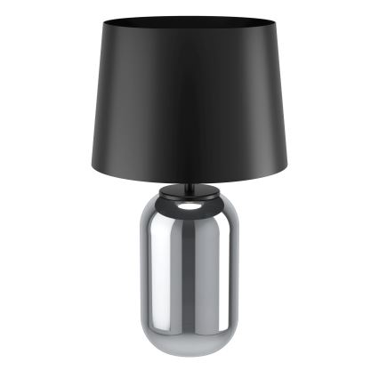 Eglo - Lampa stołowa 1xE27/40W/230V czarna/dym