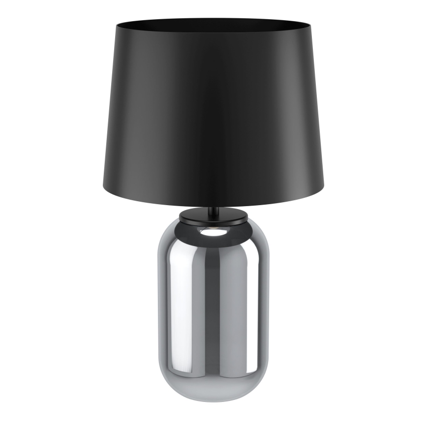 Eglo - Lampa stołowa 1xE27/40W/230V czarna/dym
