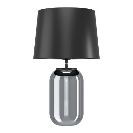 Eglo - Lampa stołowa 1xE27/40W/230V czarna/dym
