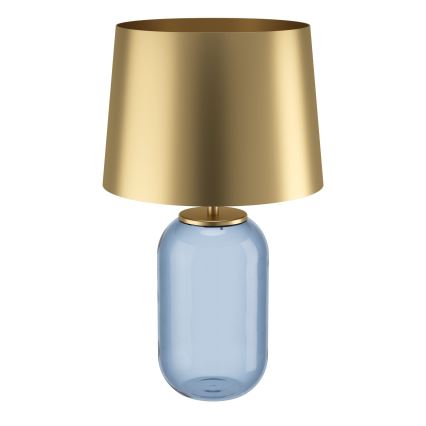 Eglo - Lampa stołowa 1xE27/40W/230V złota/niebieska