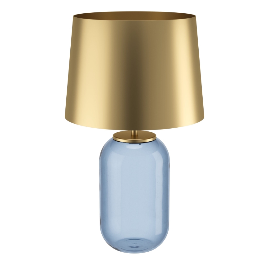 Eglo - Lampa stołowa 1xE27/40W/230V złota/niebieska