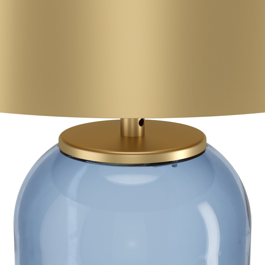 Eglo - Lampa stołowa 1xE27/40W/230V złota/niebieska