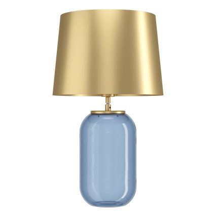 Eglo - Lampa stołowa 1xE27/40W/230V złota/niebieska