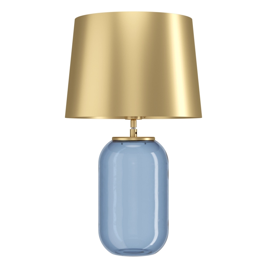 Eglo - Lampa stołowa 1xE27/40W/230V złota/niebieska