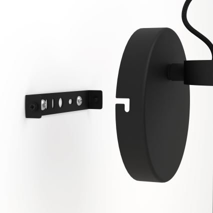 Eglo - Kinkiet 1xE27/28W/230V czarny