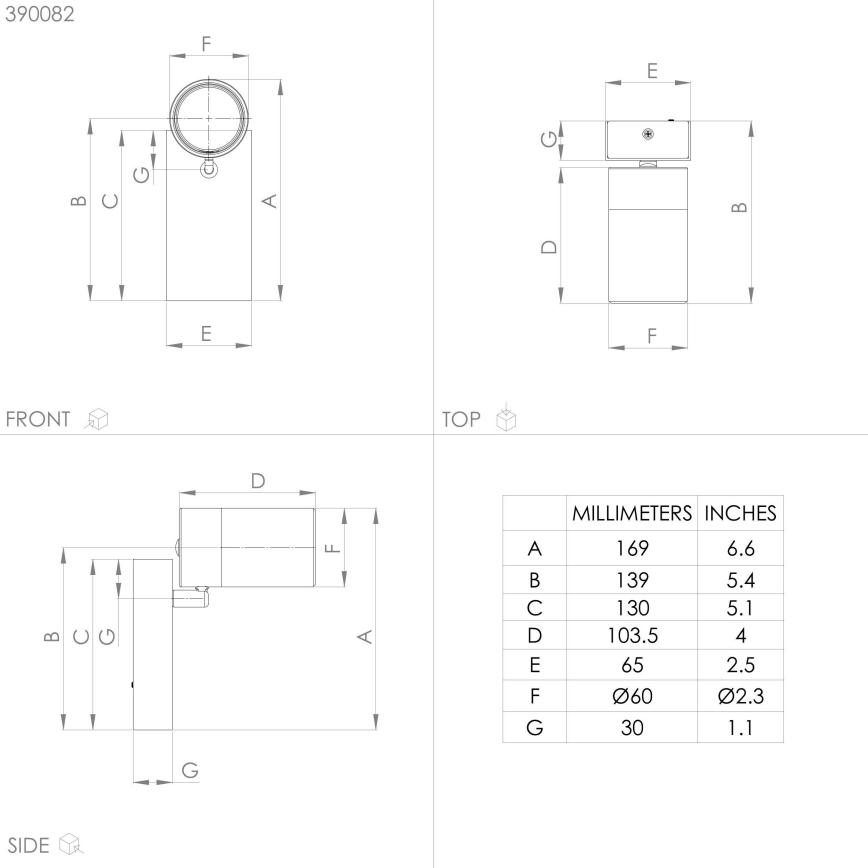 Eglo - LED Kinkiet punktowy 1xGU10/4,5W/230V 3000K czarny/złoty