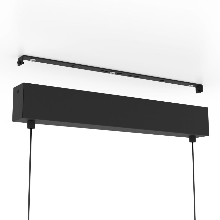Eglo - LED Żyrandol ściemnialny na lince 2xLED/12,5W/230V + LED/15,5W 3000K czarny