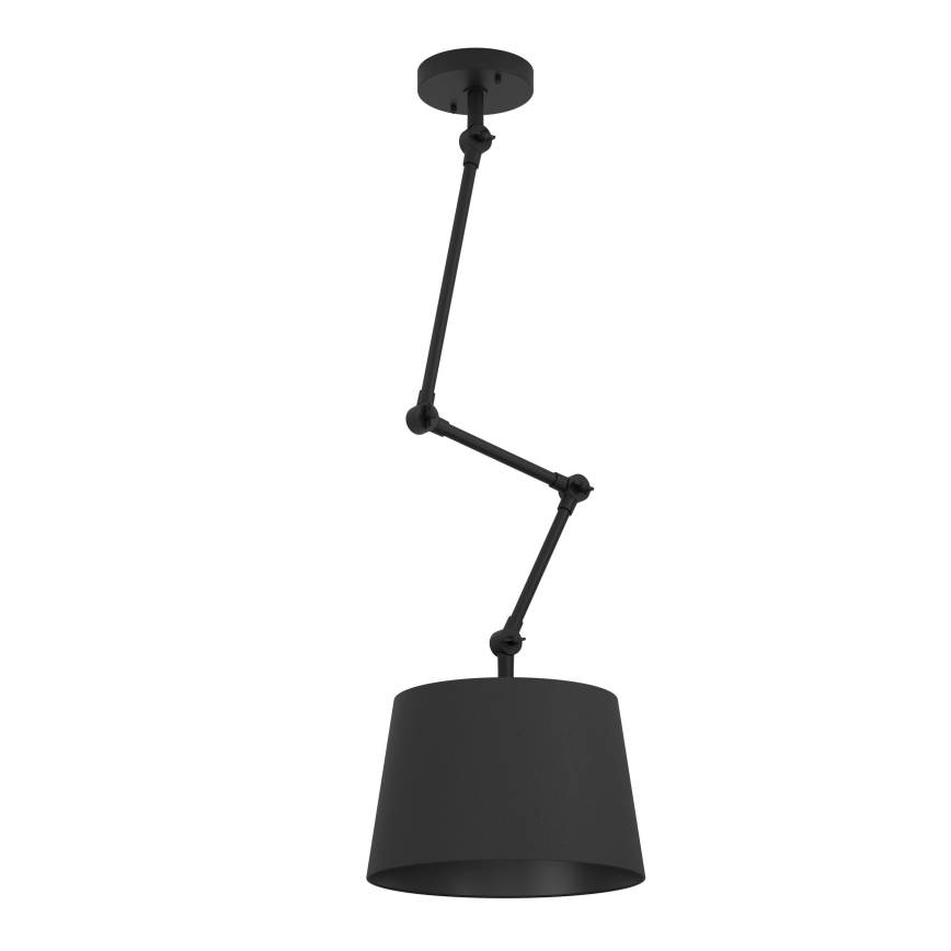 Eglo - Żyrandol na drążku 1xE27/40W/230V czarny