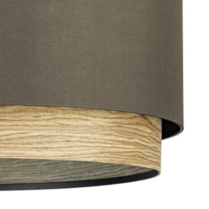 Eglo - Lampa sufitowa 1xE27/40W/230V brązowa