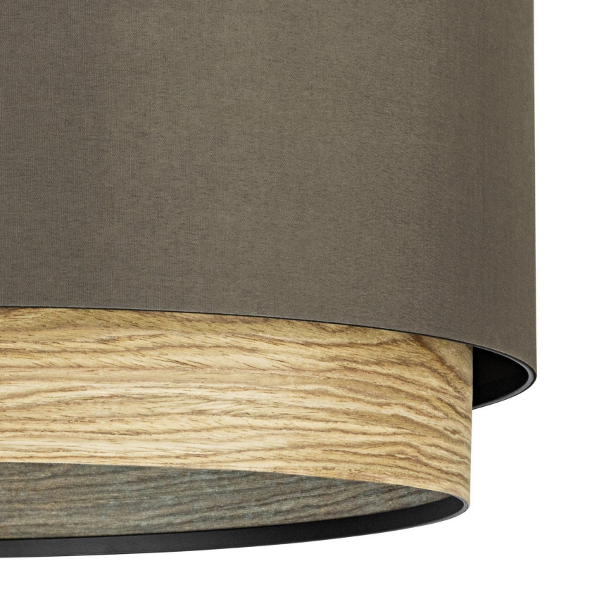 Eglo - Lampa sufitowa 1xE27/40W/230V brązowa