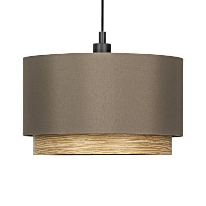 Eglo - Żyrandol na lince 1xE27/40W/230V brązowy