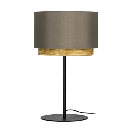 Eglo - Lampa stołowa 1xE27/40W/230V brązowa