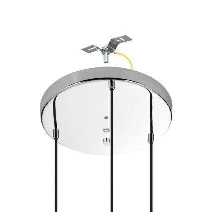 Eglo - Żyrandol na lince 3xE27/40W/230V chrom błyszczący