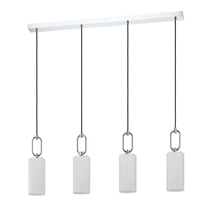 Eglo - Żyrandol na lince 4xE27/40W/230V chrom błyszczący